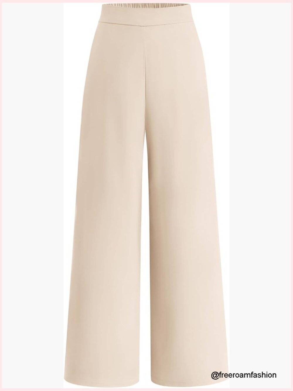 High Waisted Wide Leg Palazzo Pants Business Casual Work Office